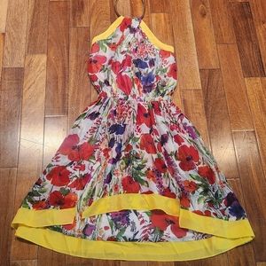 Jessica Simpson floral halter dress 👗